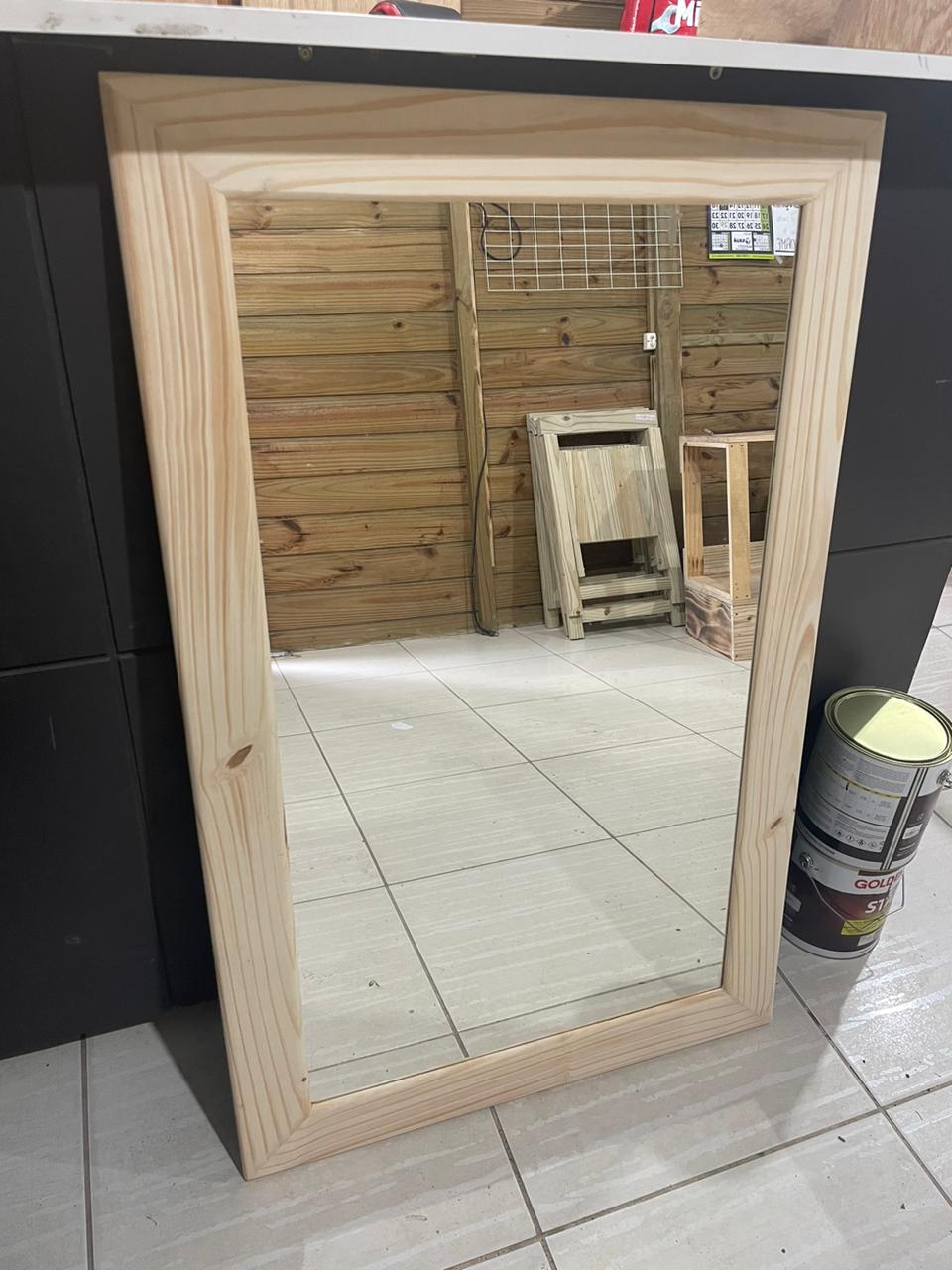 Moldura Para Espelho Pinus Comum
