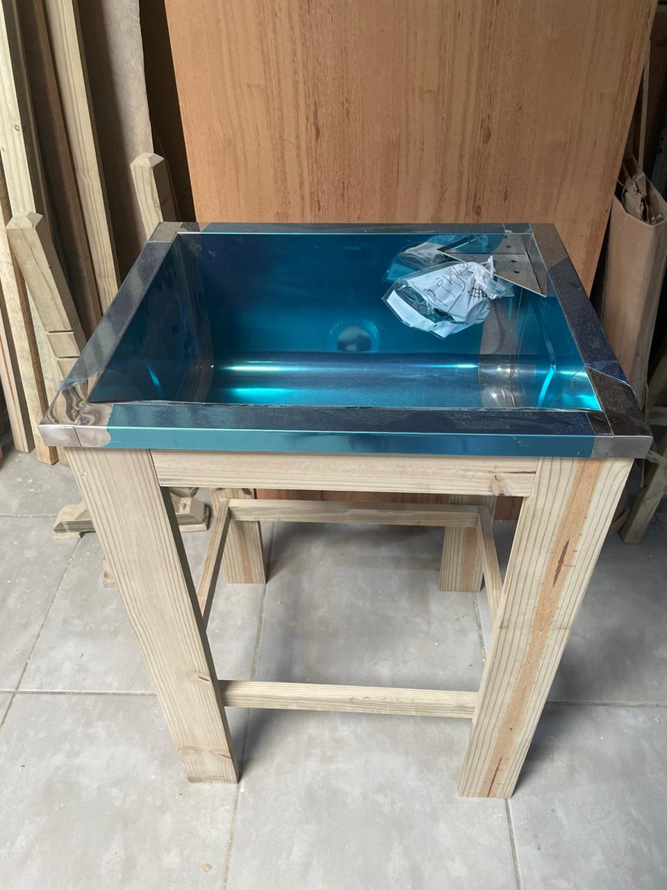 Suporte Para Tanque Pinus Tratado