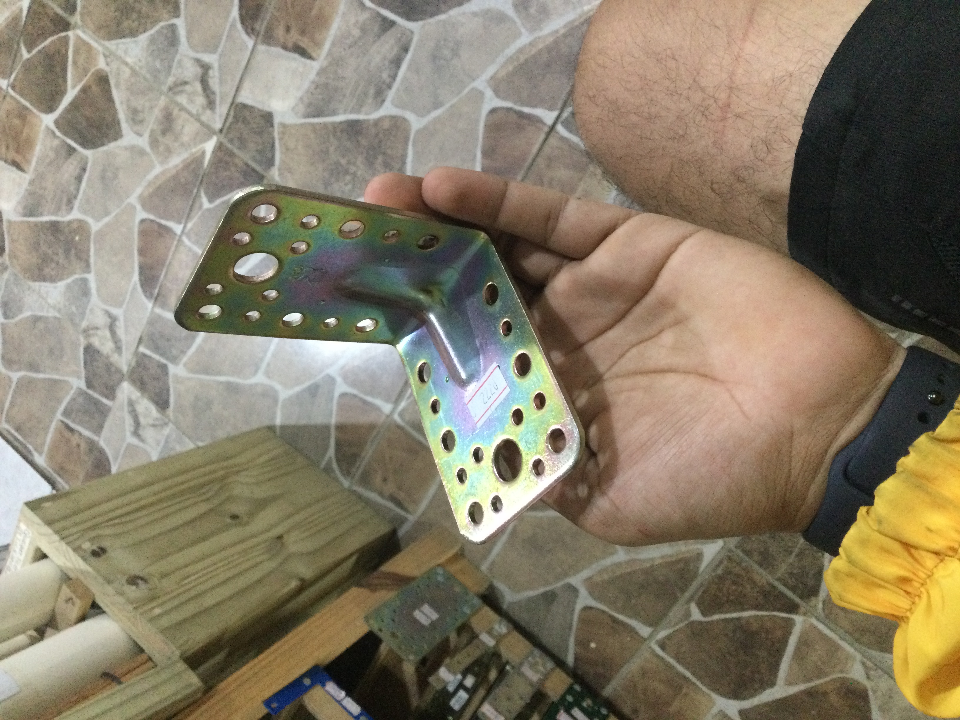 Placa de Junção Aço Galvanizado