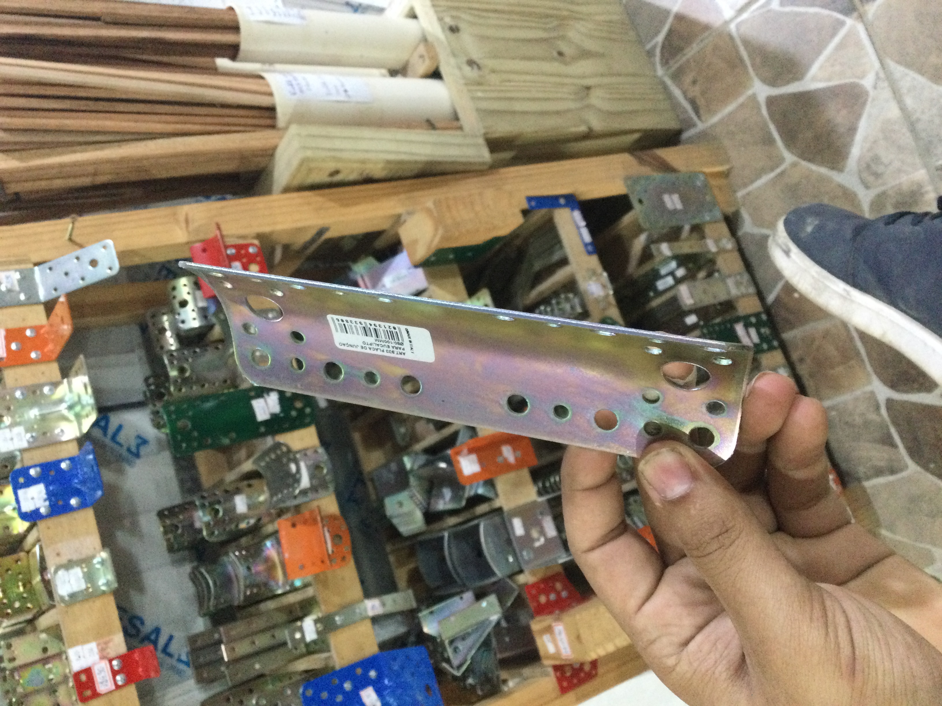 Placa de Junção Aço Galvanizado