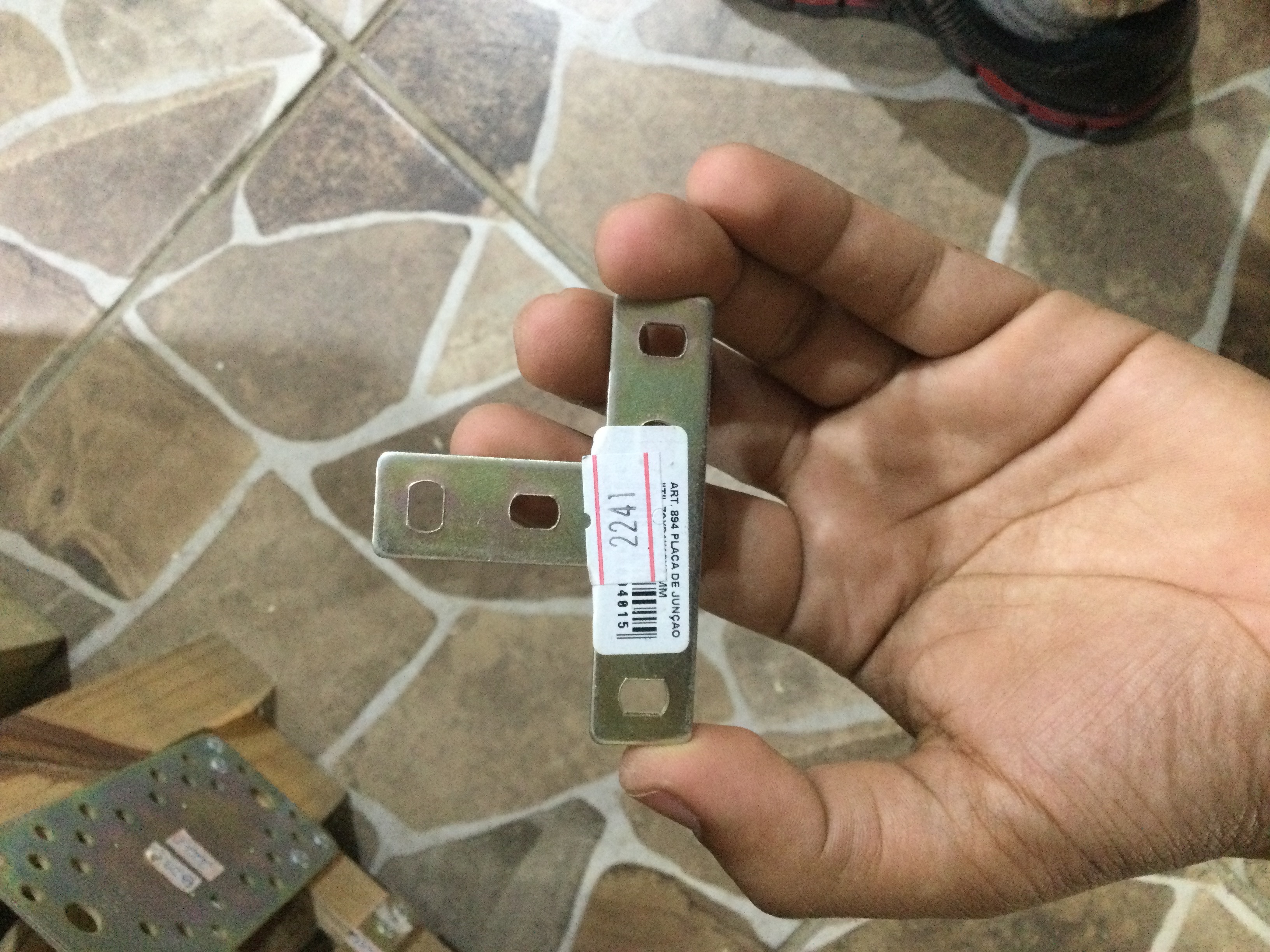 Placa de Junção Aço Galvanizado