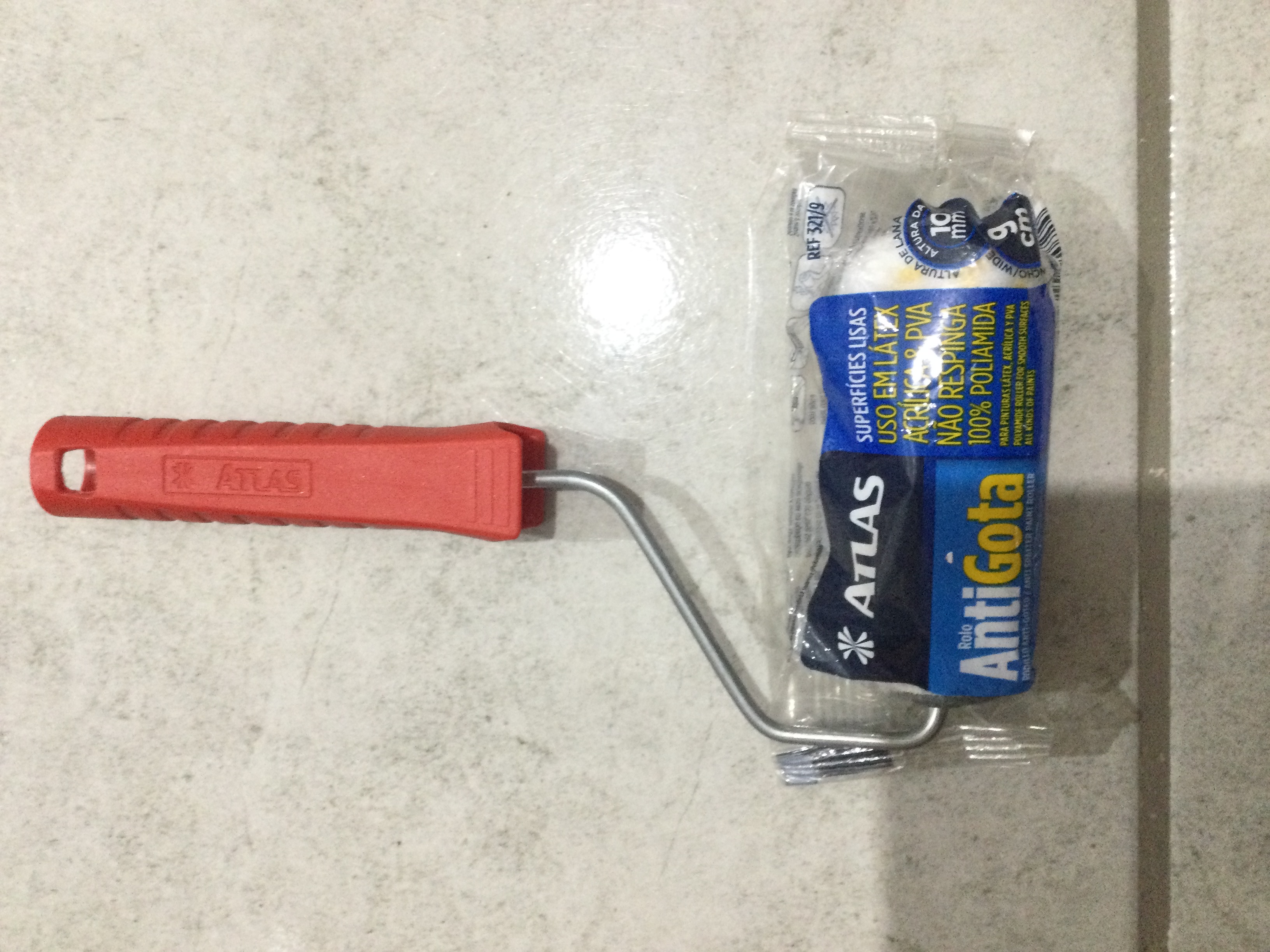 Rolo de Pintura de Lã Com Cabo