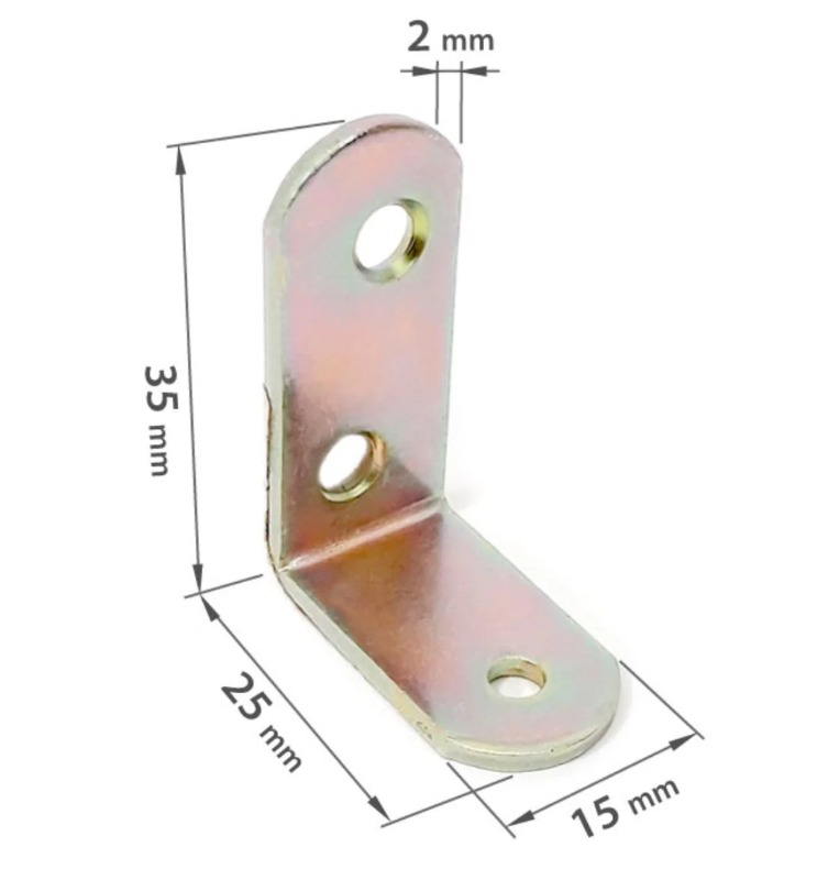 Suporte P/ Prateleira Aço Galvanizado