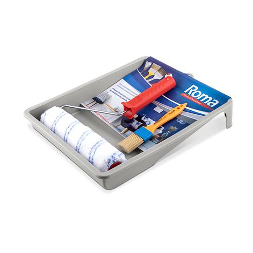Kit P/ Pintura Roma 23 Cm 3 Peças
