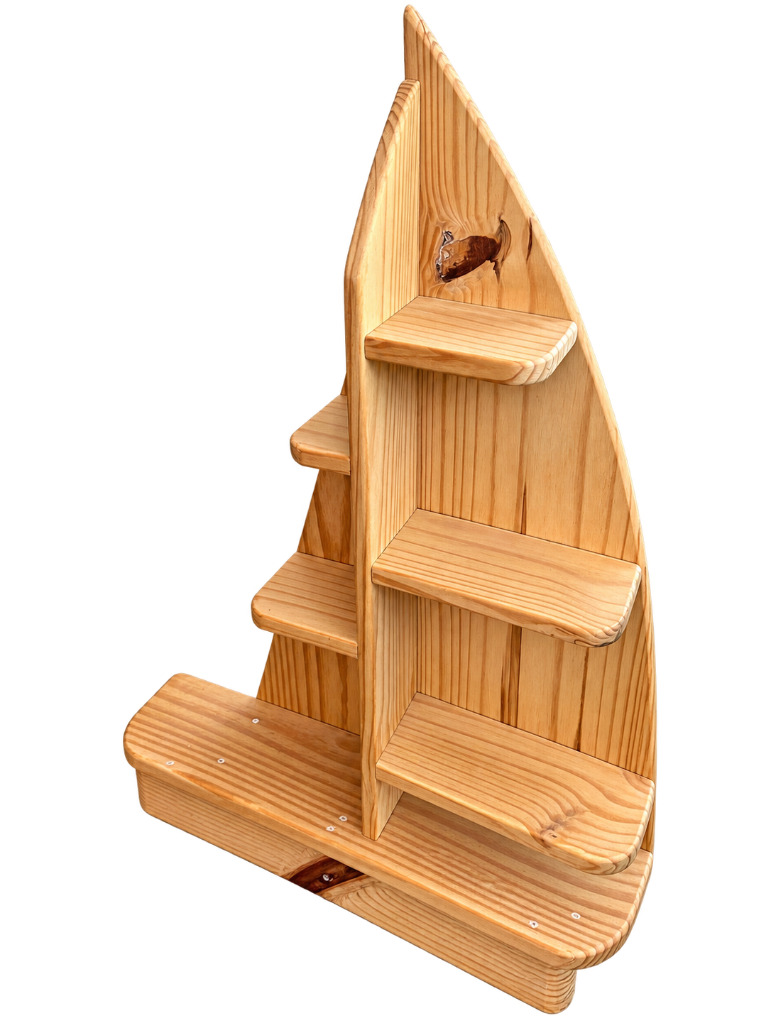 MOVEL LOJA Prateleira Pinus Comum - Modelo Barco - 65x96x16 (LxAxP) - foto 2