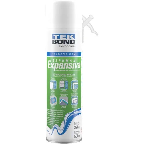Espuma Expansiva TEK BOND 500 ml - 320 gr