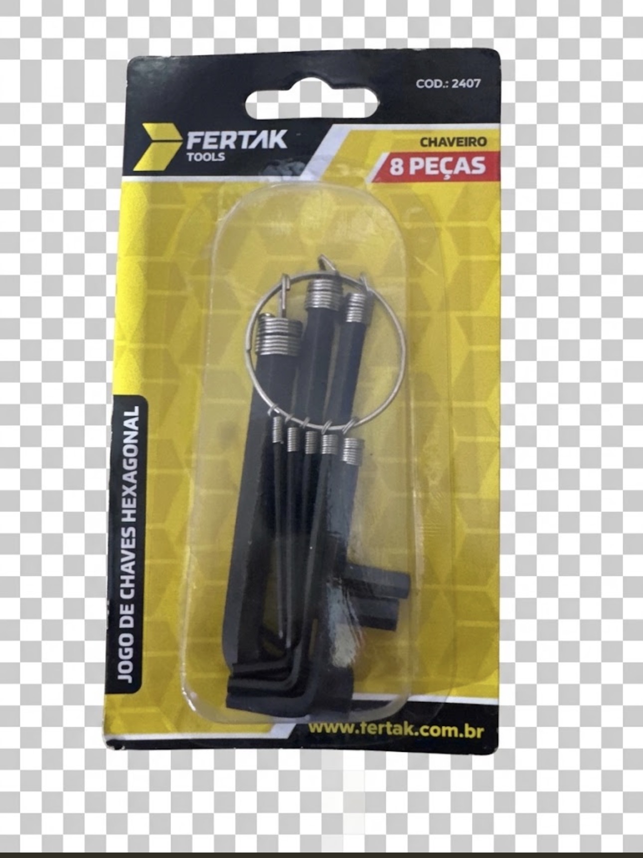 Jogo Chave Allen Fertak 8 peças
