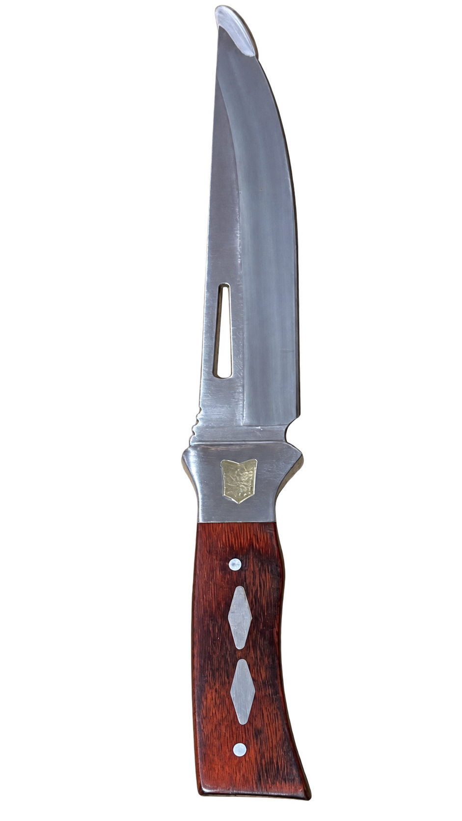 Faca Esportiva ACO SP 33CM COM BAINHA CABO METAL (K309A)